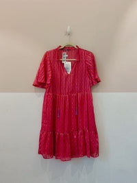 Vestido curto estampado rosa Maria Filó M