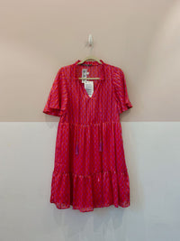 Vestido curto estampado rosa Maria Filó M