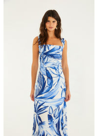 Vestido Midi Estampado Bananarte