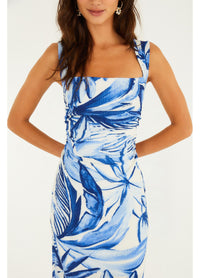 Vestido Midi Estampado Bananarte