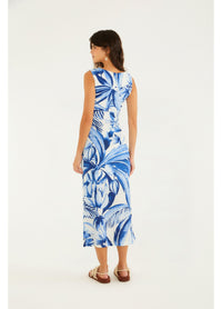 Vestido Midi Estampado Bananarte