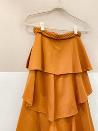 Saia midi terracota Luiza Botto PP