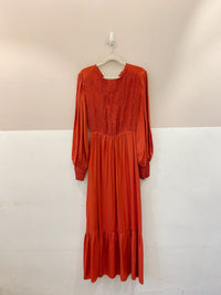 Vestido midi terracota Dress To M