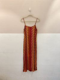 Vestido midi quadriculado Dress To G