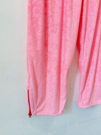 Calça atoalhada rosa Pitta G
