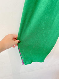 Calça atoalhada verde Pitta G