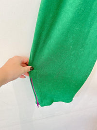 Calça atoalhada verde Pitta G