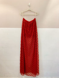 Vestido vinho poás A. Niemeyer 38