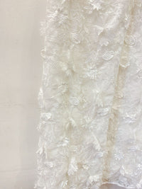 Vestido midi branco flores Nammos 40