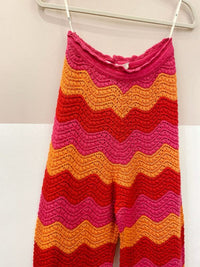 Pantalona tricot colorblocking NV + La Rouge Belle 38