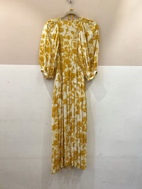 Vestido midi estampa amarela Andrea Marques 36