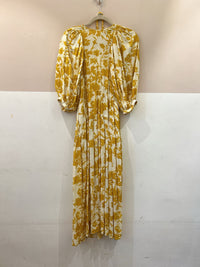Vestido midi estampa amarela Andrea Marques 36