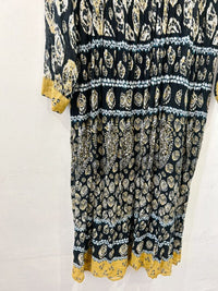 Vestido midi estampado Zara M