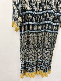 Vestido midi estampado Zara M