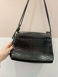 Bolsa preta croco Schutz