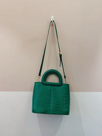Bolsa verde croco Crizzapi