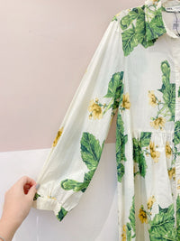 Vestido longo floral Zara M