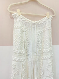 Calça tricot branca Farm G