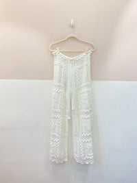 Calça tricot branca Farm G