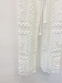 Calça tricot branca Farm G