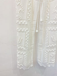 Calça tricot branca Farm G