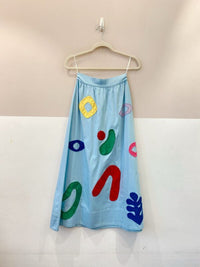 Saia longa bordados Fernanda Di Biase P