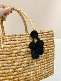 Bolsa palha estruturada Nannacay