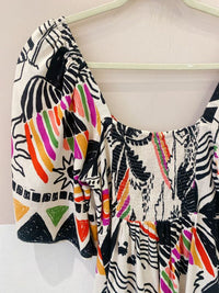 Vestido curto estampado Farm P