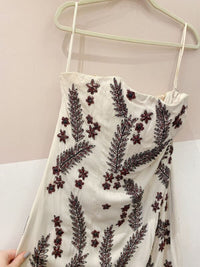 Vestido curto bordado off Animale 42