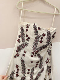 Vestido curto bordado off Animale 42