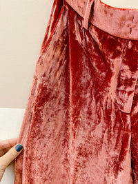 Calça veludo vermelha Animale 38