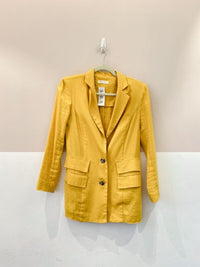 Blazer mostarda linho BY NV PP