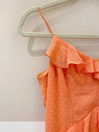 Vestido longo coral babados Dress &amp; Go 38