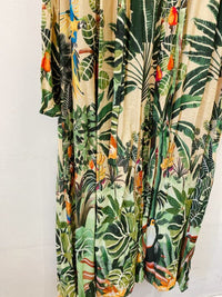 Vestido amplo estampado Farm GG