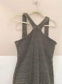 Vestido longo preto/dourado Kimina G