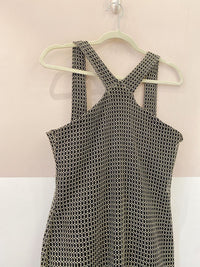 Vestido longo preto/dourado Kimina G