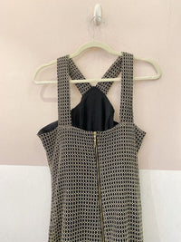 Vestido longo preto/dourado Kimina G