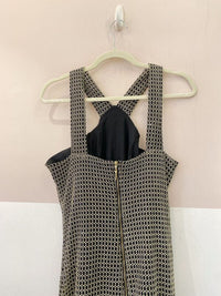Vestido longo preto/dourado Kimina G