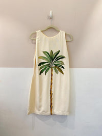 Vestido curto amarelo coqueiro Dress To G