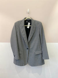 Blazer vichy p&amp;b Zara 42