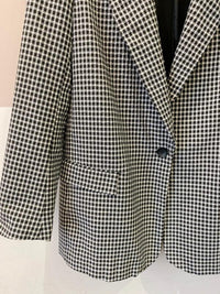 Blazer vichy p&amp;b Zara 42
