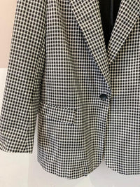 Blazer vichy p&amp;b Zara 42