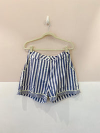 Short listrado azul Ahka G