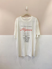 Tshirt branca algarve Nanaminze G
