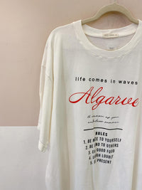 Tshirt branca algarve Nanaminze G