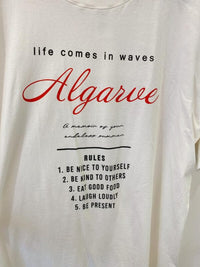 Tshirt branca algarve Nanaminze G