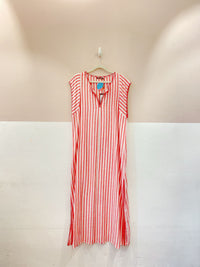 Vestido listrado rosa Mixed M