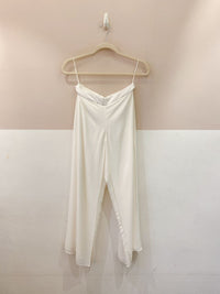Conjunto branco fluído Candy Brown 40
