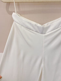 Conjunto branco fluído Candy Brown 40