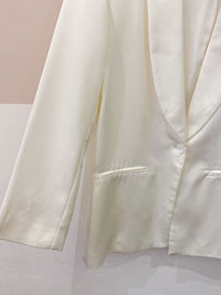 Blazer off acetinado Nanaminze G